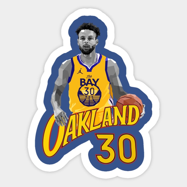 Stephen Curry Oakland Sticker by awangwidyatama